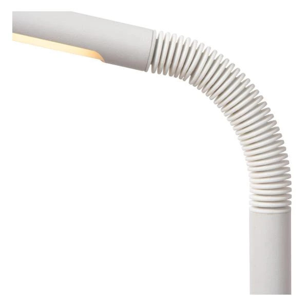 Lucide GILLY - Lámpara de lectura Recargable - Batería/acumulador - LED Regul. - 1x6W 2700K - Blanco - detalle 2